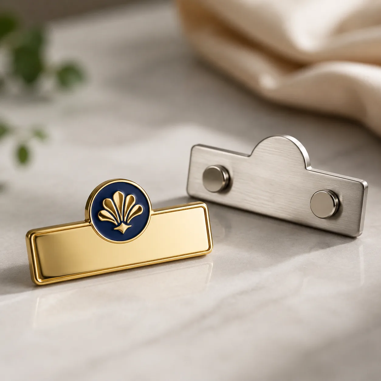 Custom name badges and magnetic name tags